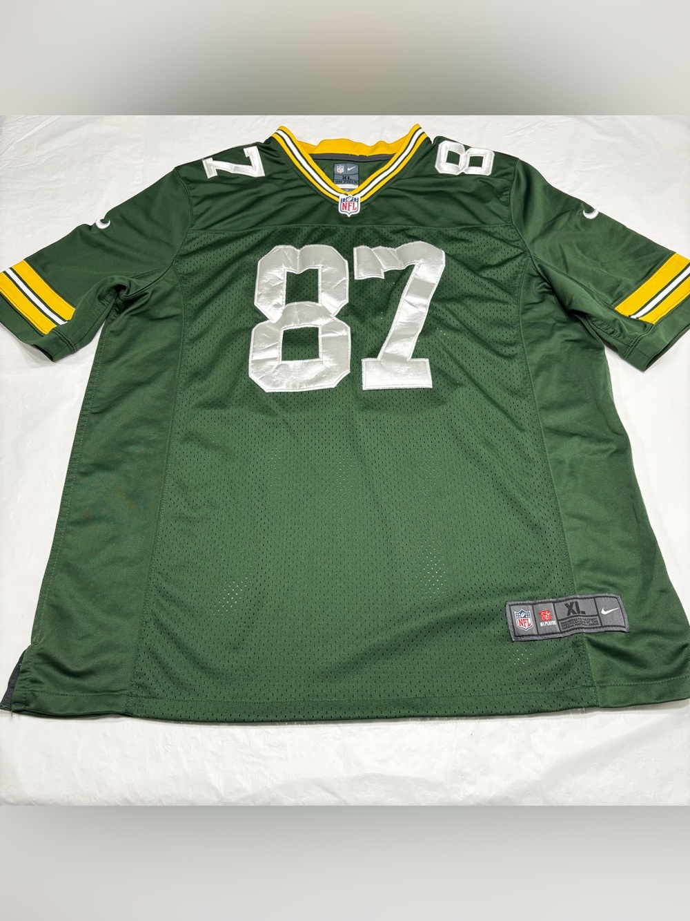 Jordy Nelson Green Bay Packers Nike On Field Jersey #87 Men’s XL